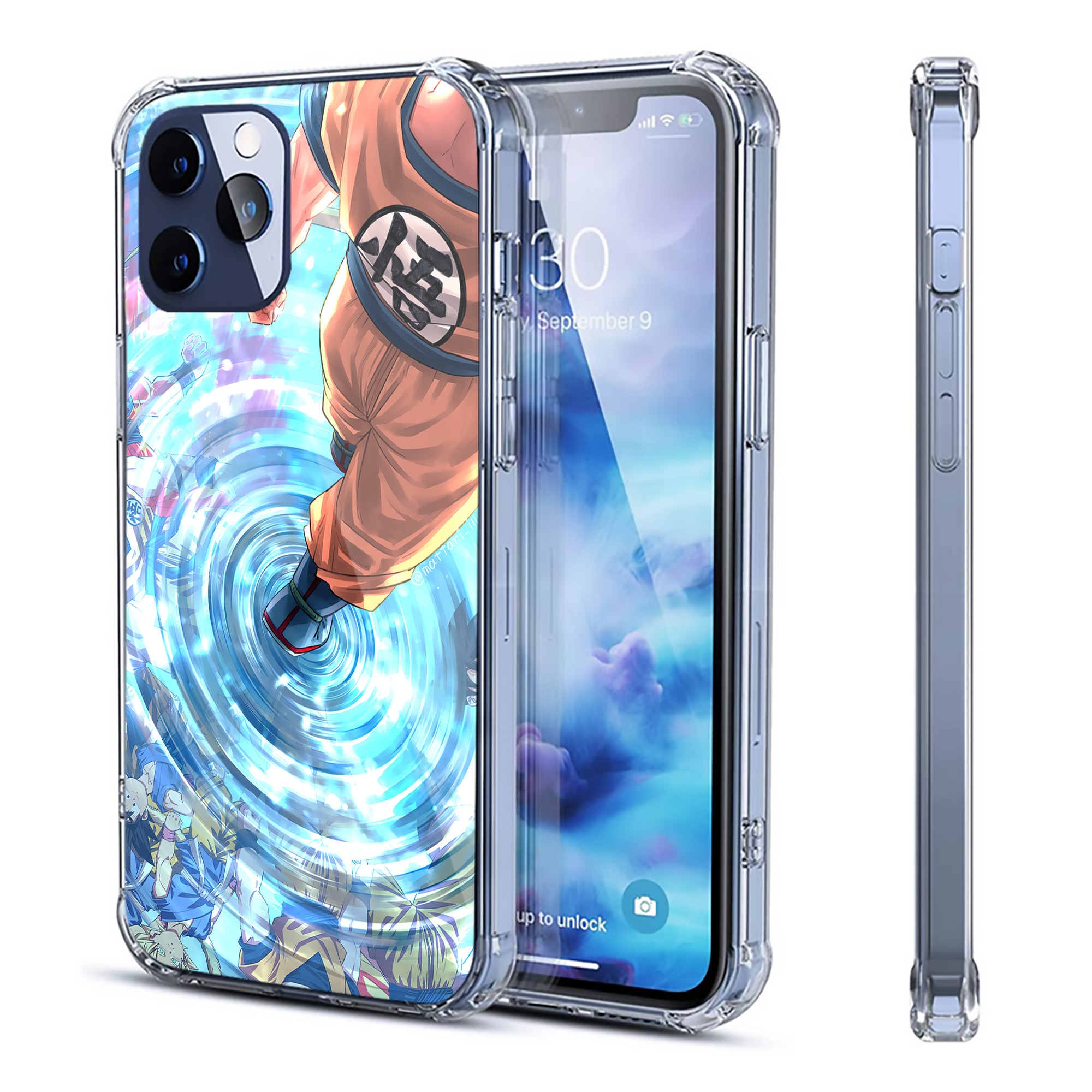 （画像用） ドラゴンボール DRAGON BALL 【iPhone 12シリーズ対応】透明スマホケース（クリアソフトケース）